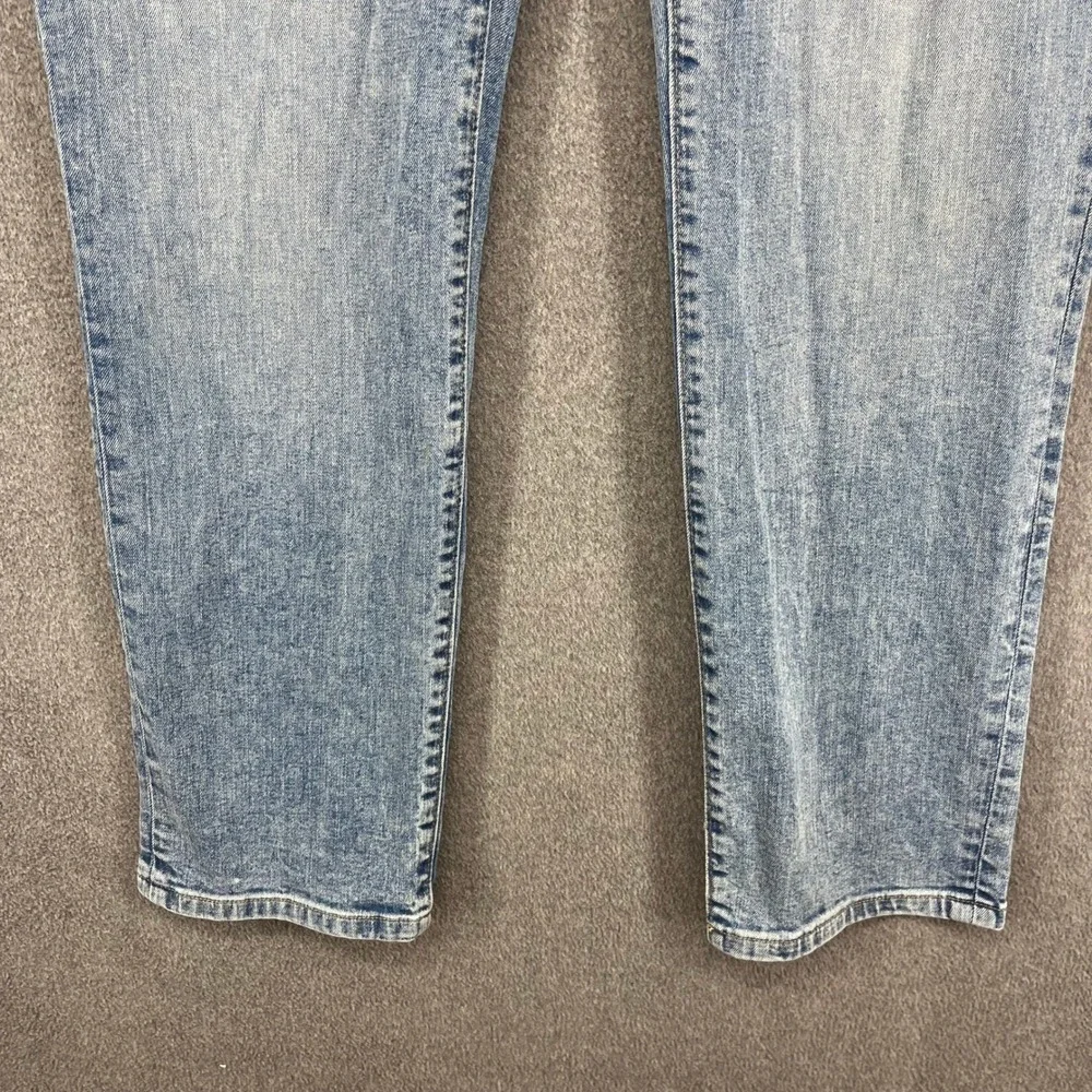 Tommy Hilfiger Mens Light Wash Straight Leg Stretch Jeans 34x30 Blue
